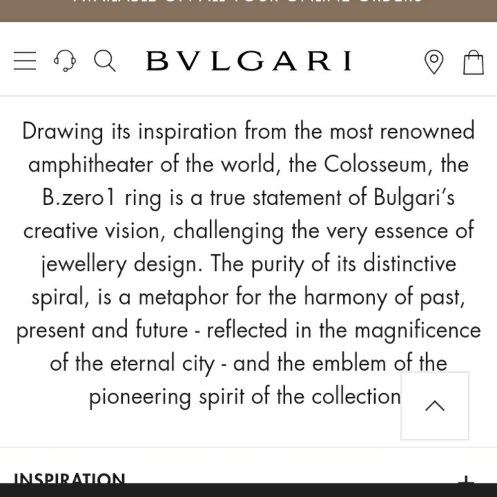 18k BULGARI Zero Ring with Diamonds - Picture 7 of 9